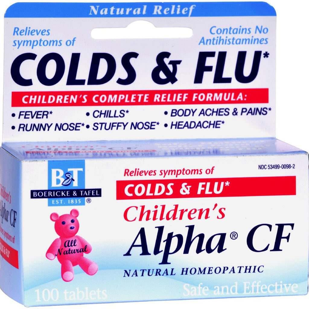 Boericke And Tafel Children's Alpha Cf - 100 Tablets