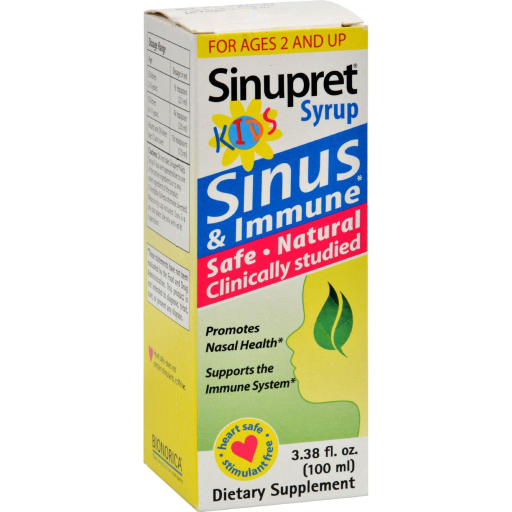 Sinupret Kids Syrup - 3.38 Fl Oz