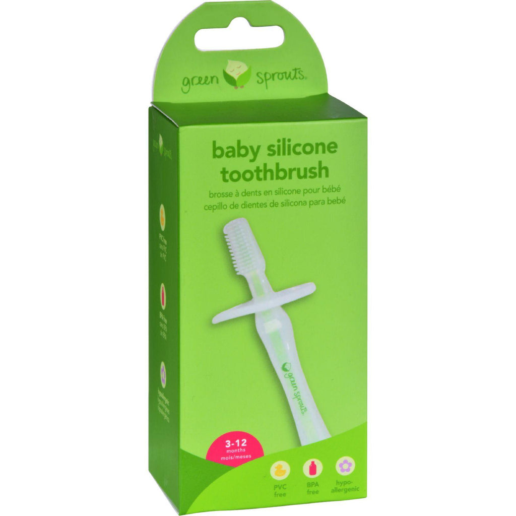 Green Sprouts Silicone Baby Toothbrush