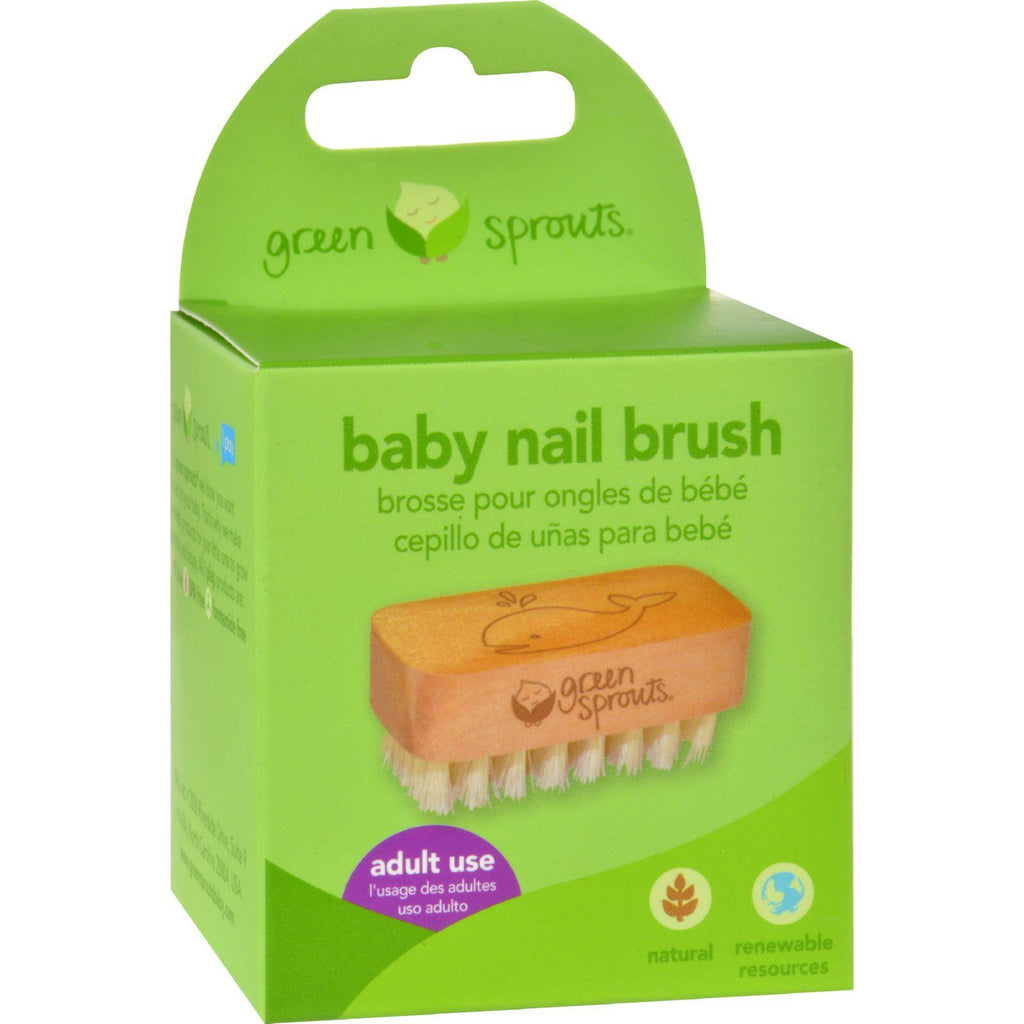 Green Sprouts Nail Brush