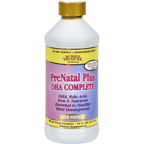 Buried Treasure Prenatal Plus Dha Complete - 16 Fl Oz