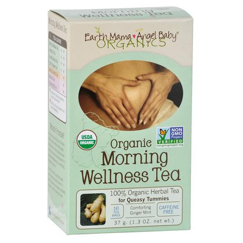 Earth Mama Angel Baby Morning Wellness Tea - 16 Tea Bags