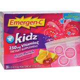 Alacer Emergen-c Kidz Vitamin C Fizzy Drink Mix Fruit Punch - 250 Mg - 30 Packets