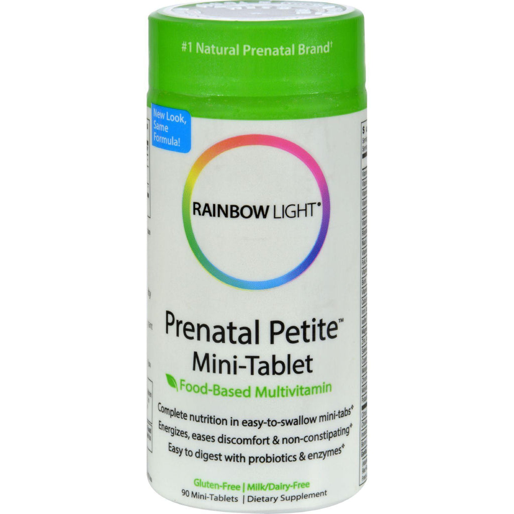 Rainbow Light Prenatal Multivitamin - Petite Mini Tab - 90 Tablets