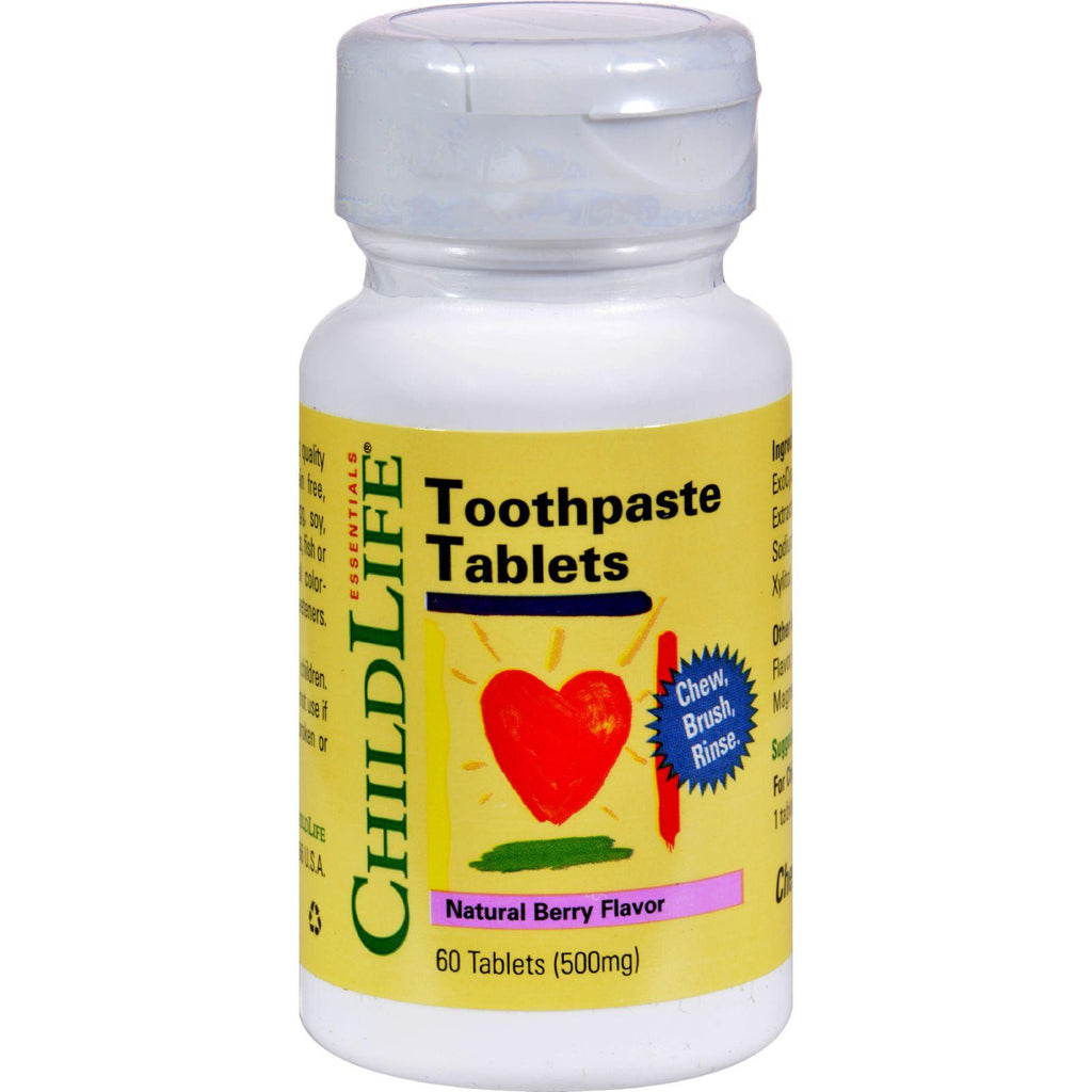 Childlife Toothpaste Tablet Natural Berry - 60 Tablets