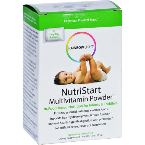 Rainbow Light Nutristart Multivitamin Powder - 25 Packets