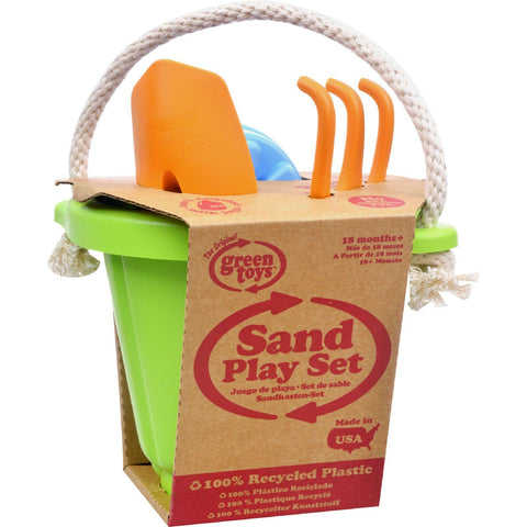 Green Toys Sand Play Set - Green - 4 Piece