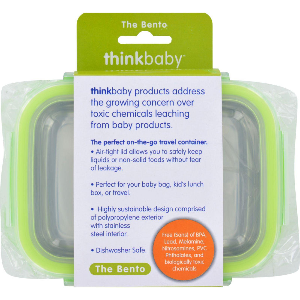 Thinkbaby Bento Box Bpa Free - Light Green