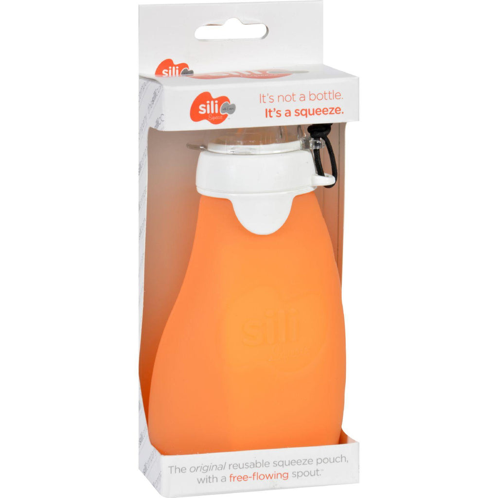 Sili Squeeze Bottle - Original With Eeeze - Orange - 6 Oz