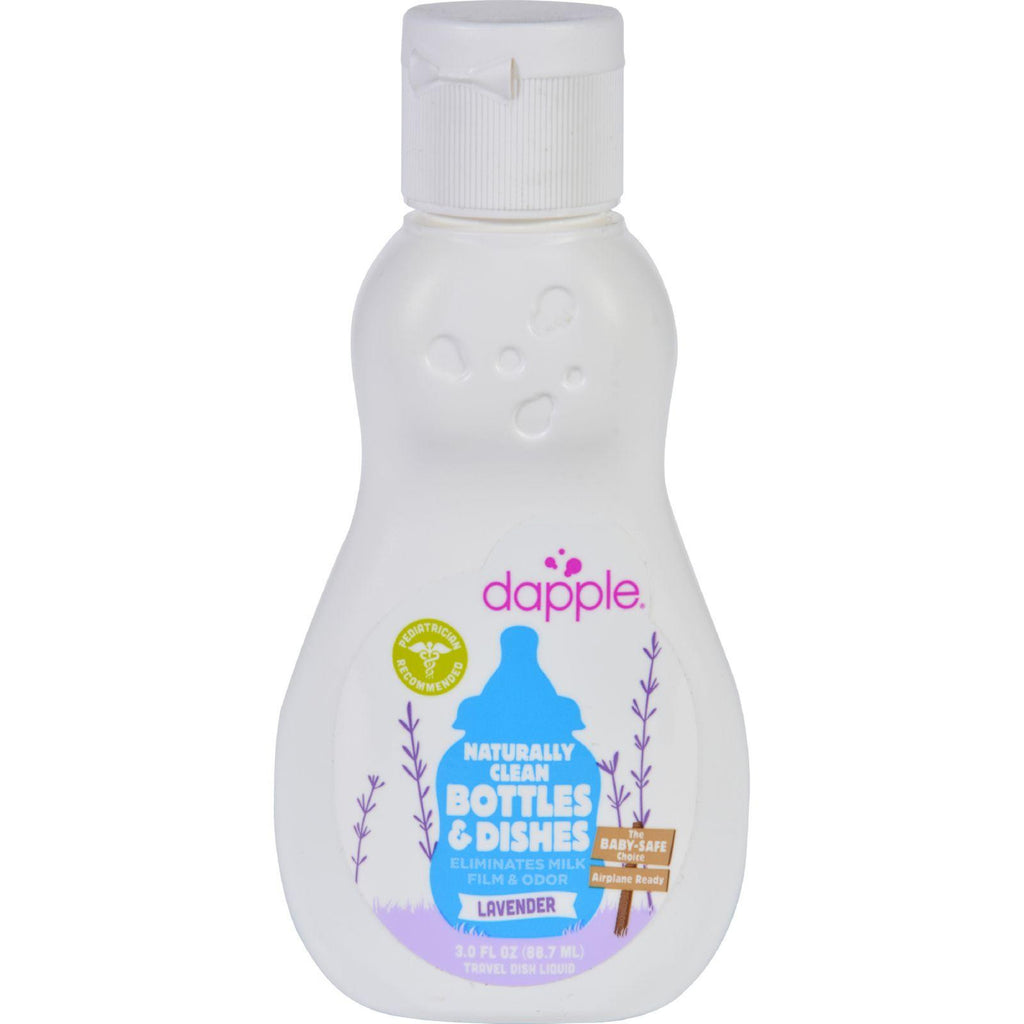 Dapple Baby Bottle And Dish Liquid - Lavender - Travel Size - 3 Oz
