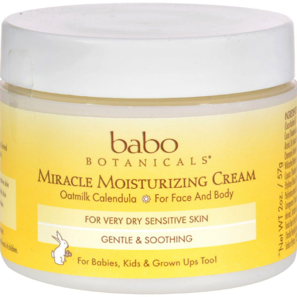 Babo Botanicals Miracle Cream - Moisturizing - Oatmilk - 2 Oz