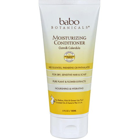 Babo Botanicals Conditioner - Moisturizing - Oatmilk - 6 Oz