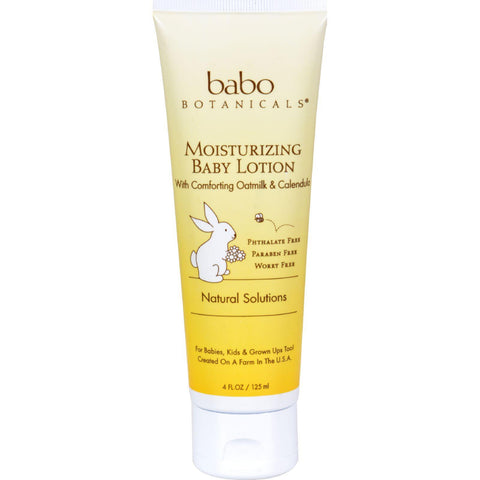 Babo Botanicals Baby Lotion - Moisturizing - 4 Oz