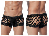 Cage and Lace Boxer Brief