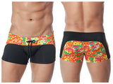 Mixed color block Swim Trunks