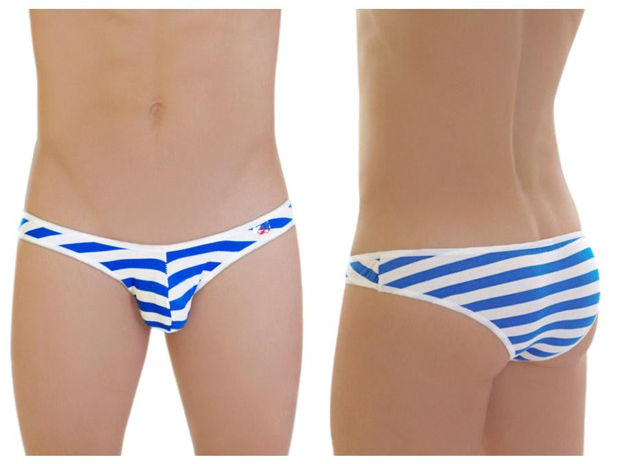 Nautical Stripe Bikini Blue