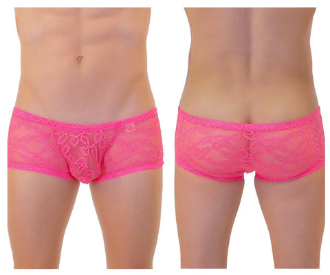 Floral Lace Hipster Brief Pink