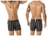 Athleto Stripe Boxer Brief