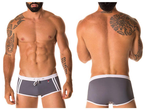 Racing Stripes Swim Trunk