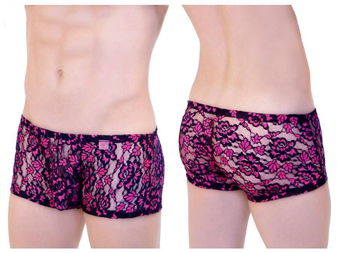 Two-Tone Lace Trunk Red