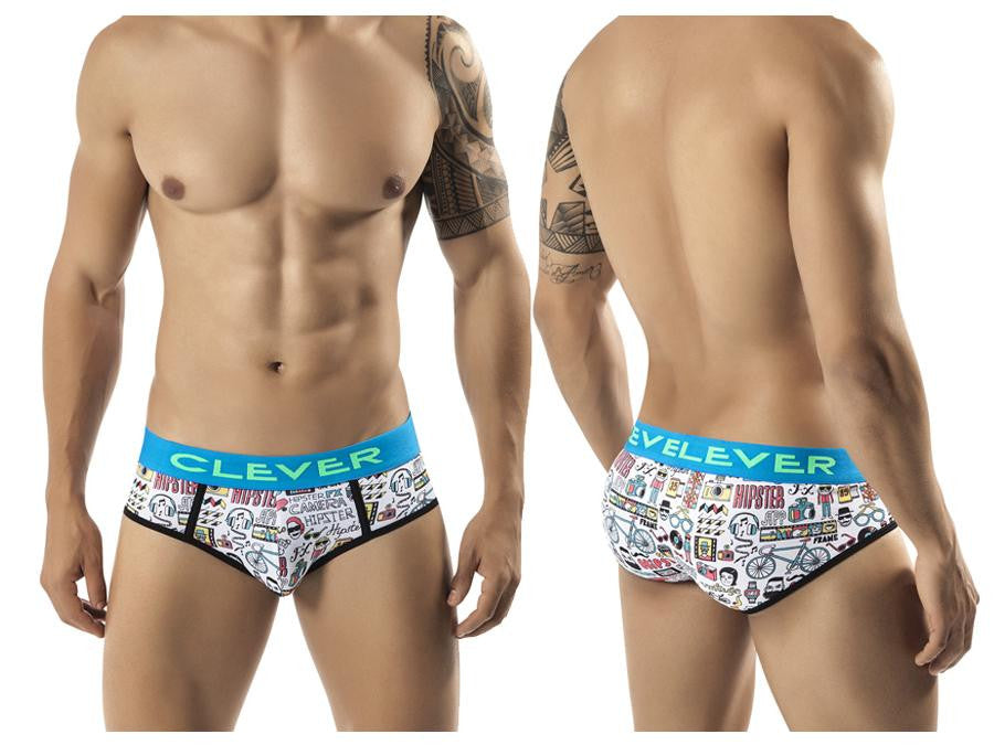 Hipster Piping Brief White