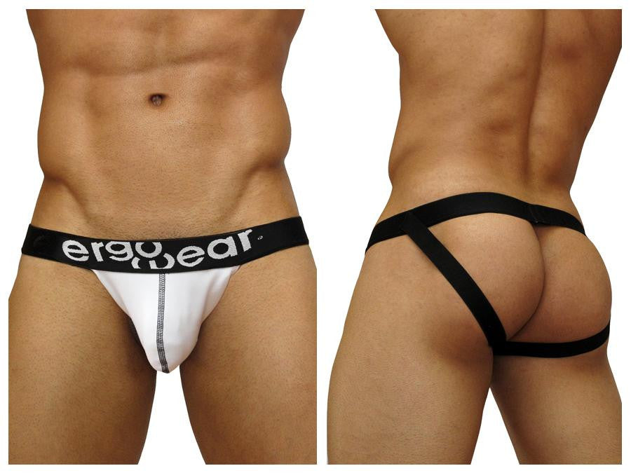 GYM Jockstrap White Black